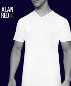 Alan Red Vermont VN White 2 Pack